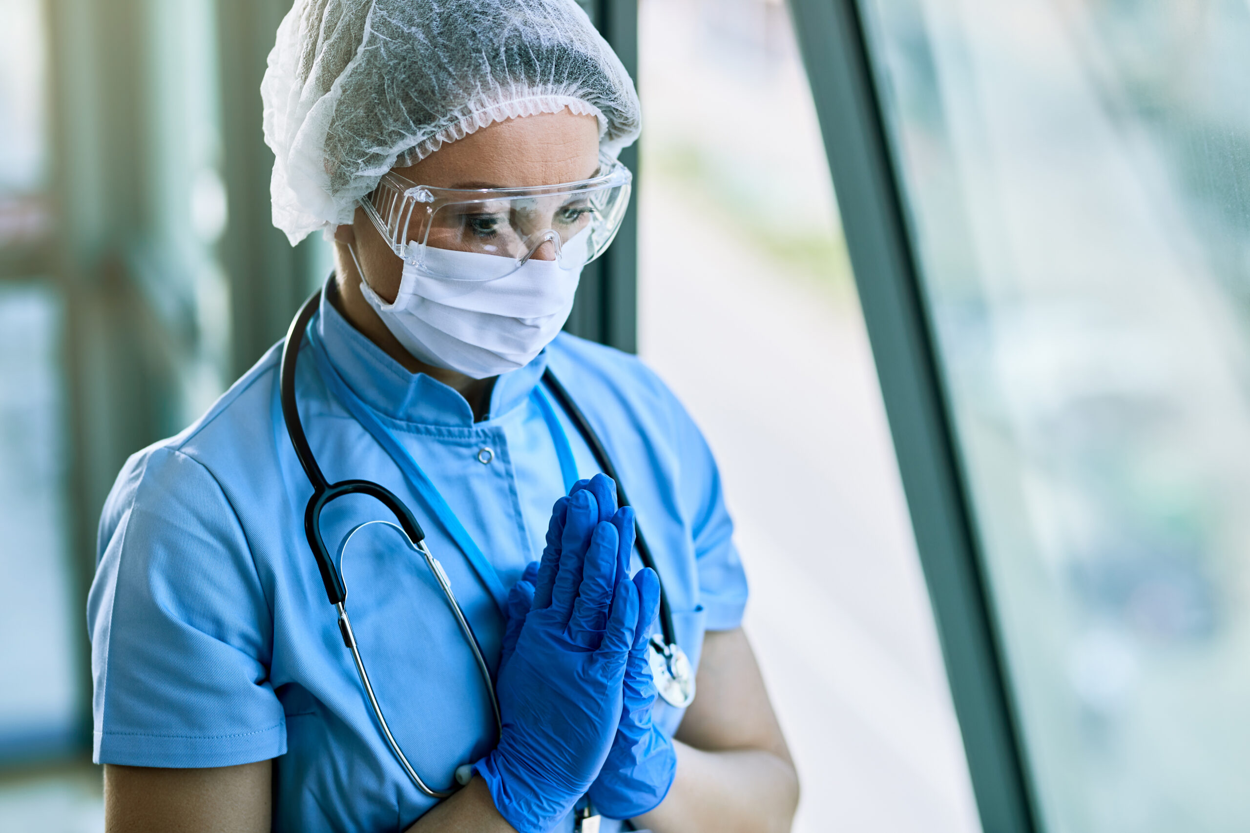 Profesional de salud en el hospital